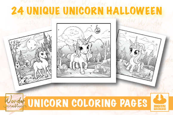 24 Unicorn Halloween Coloring Pages: The Creative Asset You Might Be Underestimating