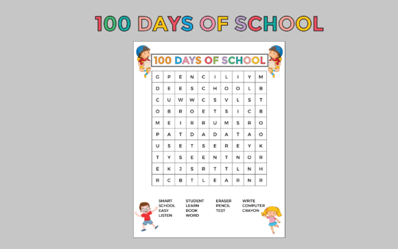 Evaluating the 100 Days of School Wordsearch for Kids: A Practical Resource Analysis