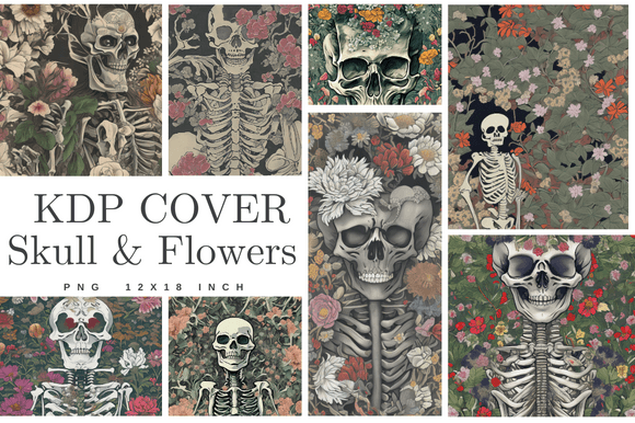 Sugar Skull Rose Vintage: A Creative Design for Multiple Projects