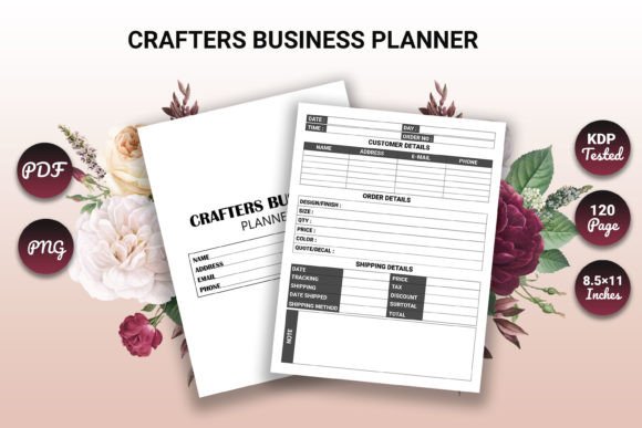 The Crafters Business Planner KDP Interior: Your Foundation for Organized Artisan Success