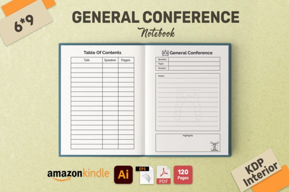 The Essential Guide to Publishing with a General Conference Notebook KDP Interior