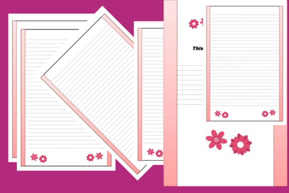 The KDP Interior Pink Notebook Lined Paper: A Convergence of Creativity and Commerce