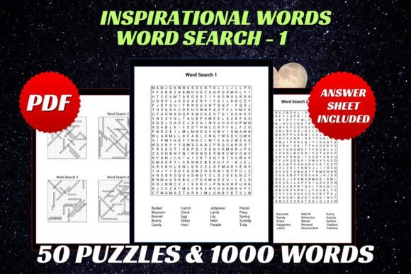 The Quiet Power of Inspirational Words Word Search 1