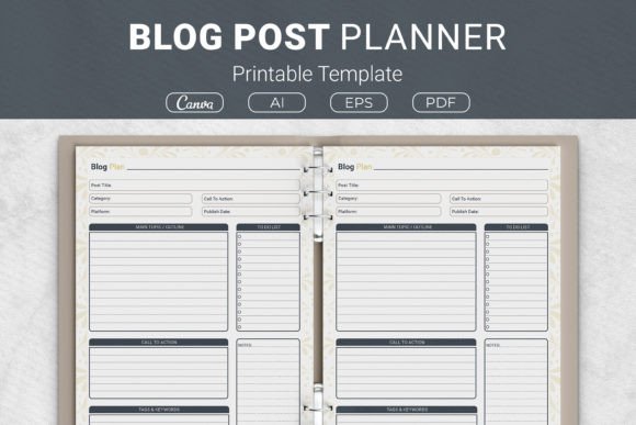 The Ultimate Tool for Organized Bloggers: A Deep Dive into the Blog Post Planner Template