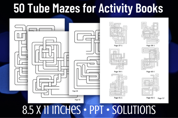 Tube Style Mazes: A Creative Building Block for Activity Books