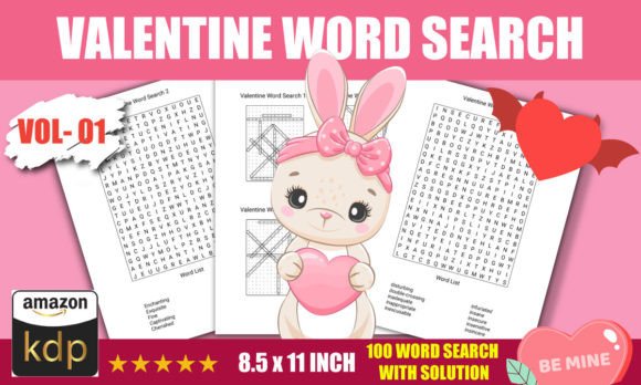 Valentine's Day Word Search VOL-1: A Strategic Asset for Your Low-Content Business