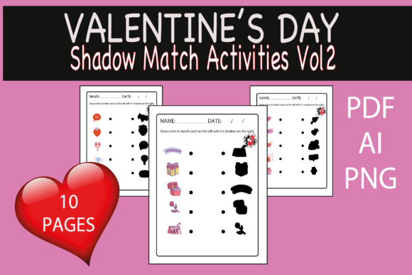 Valentine’s Day Shadow Matching Games: A Creative Tool for Learning and Business